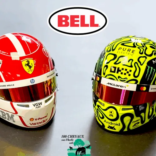 Des miniatures de casques de F1 pour sauver des chevaux