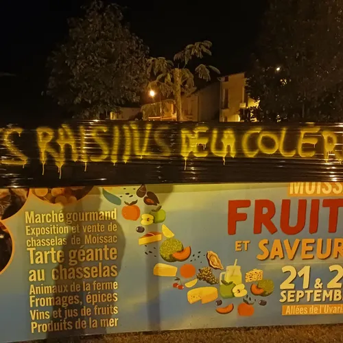 Mobilisation de la Coordination rurale 82 à Moissac (Tarn-et-Garonne)