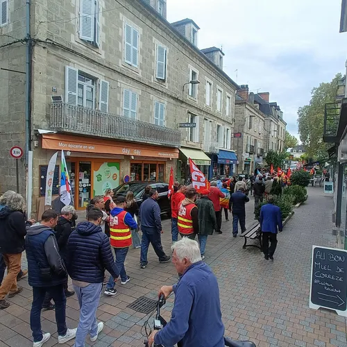 Mobilisation à Brive (Corrèze)