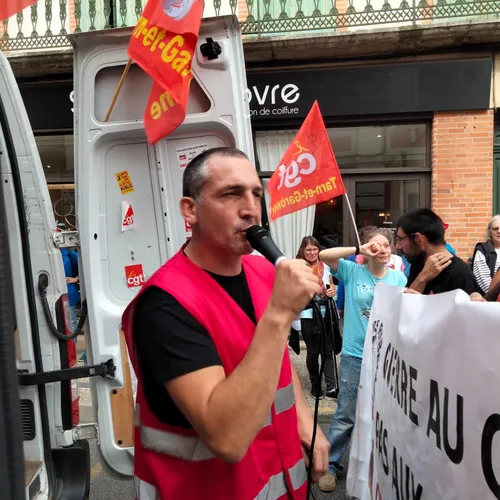 Manifestation dans les rues de Montauban (Tarn-et-Garonne)