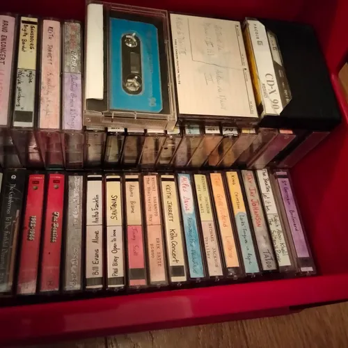 Des cassettes audio