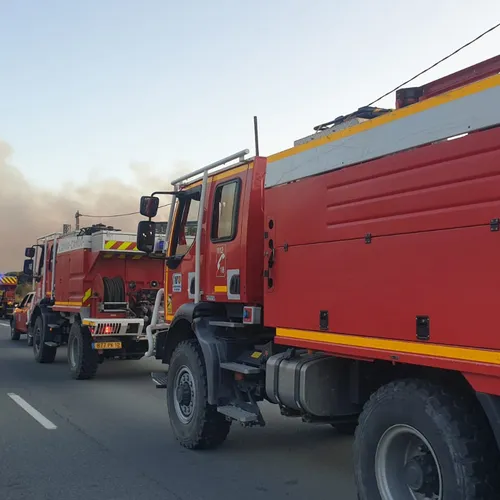 Les pompiers de l'Aveyron engagés dans l'Aude en juillet 2025.