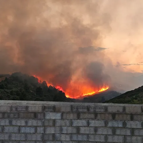 Les pompiers de l'Aveyron engagés dans l'Aude en juillet 2025.