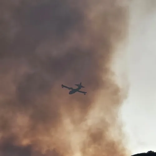 Les pompiers de l'Aveyron engagés dans l'Aude en juillet 2025.