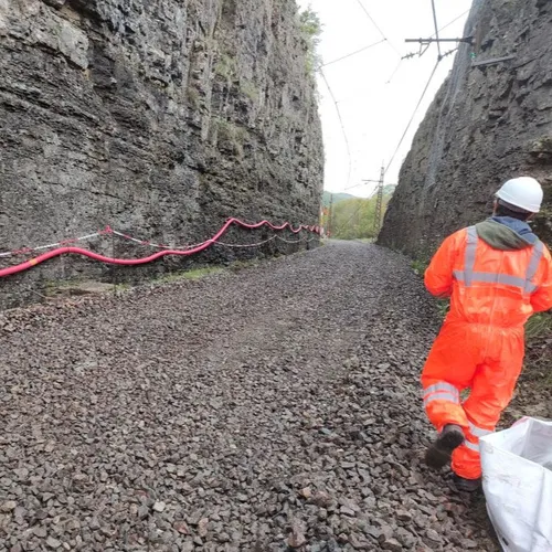 les travaux sur la ligne SNCF entre Millau et Bédarieux.