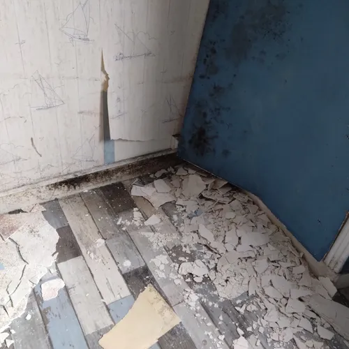 Des moisissures dans la partie "saine" de l'appartement d'Arnaud Dauvé