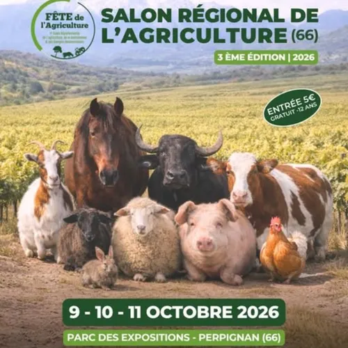 Agenda : 3 ème édition du salon régional de l'agriculture le...