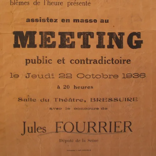 Le Front Populaire à Bressuire