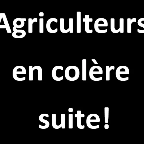 Agriculteurs en colère, suite !