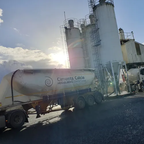 Déchets agricoles dans le béton !