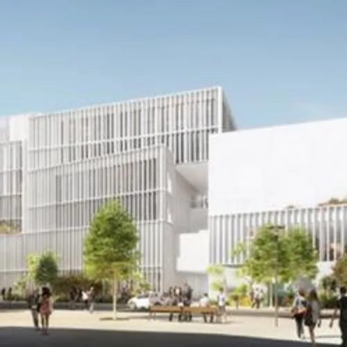 POSE DE LA 1ère PIERRE DU CAMPUS D'APPRENTISSAGE A NICE