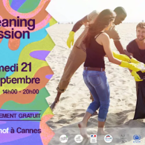 GRAND NETTOYAGE DE PLAGE SAMEDI A CANNES