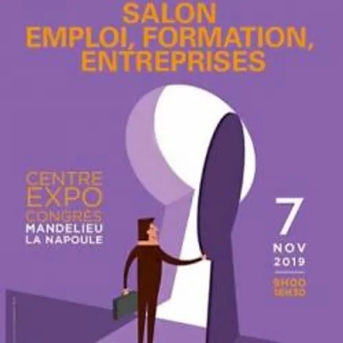 LE SALON EMPLOI FORMATION ENTREPRISES AUJOURD'HUI A MANDELIEU