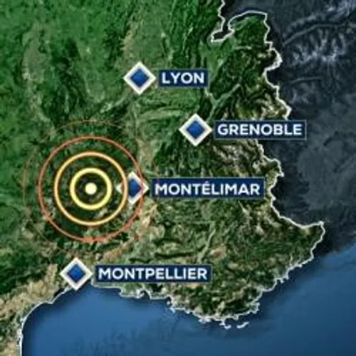 SEISME DE MAGNITUDE 5,4 EN ARDECHE ET DANS LA DROME
