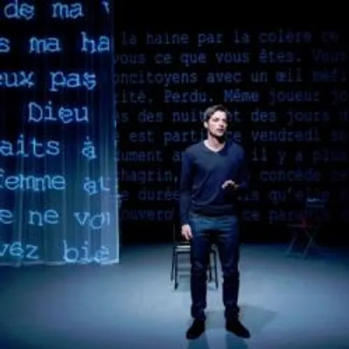 RAPHAEL PERSONNAZ CE SOIR A SCENE 55 DANS "VOUS N'AUREZ PAS MA HAINE"
