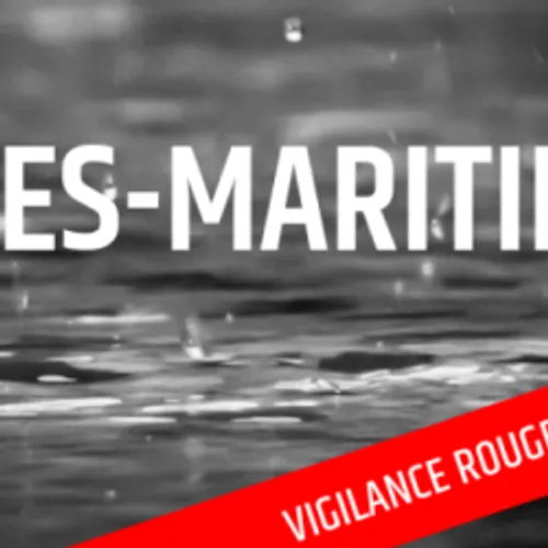 LES ALPES MARITIMES EN VIGILANCE ROUGE PLUIE INONDATION