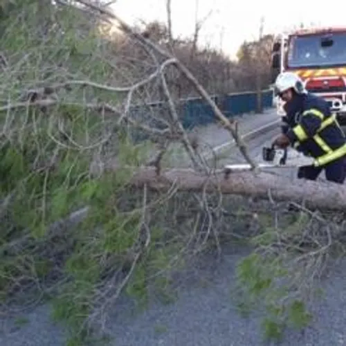 LA TEMPETE FABIEN A SECOUE HIER LES ALPES-MARITIMES