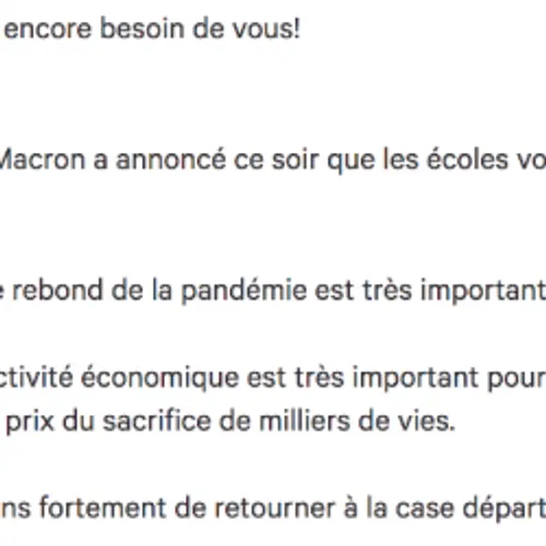 LA RÉOUVERTURE DES ÉCOLES INQUIÈTE