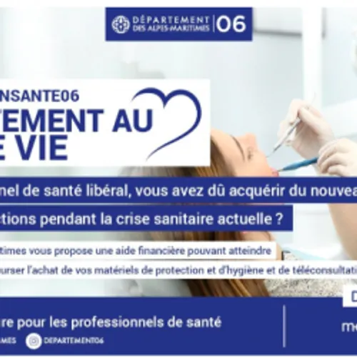 COUP DE POUCE DU DÉPARTEMENT POUR LES PROFESSIONNELS DE SANTÉ LIBÉRAUX