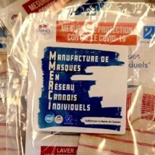 COUP D'ENVOI A CANNES DE LA DISTRIBUTION DE MASQUES GRAND PUBLIC...