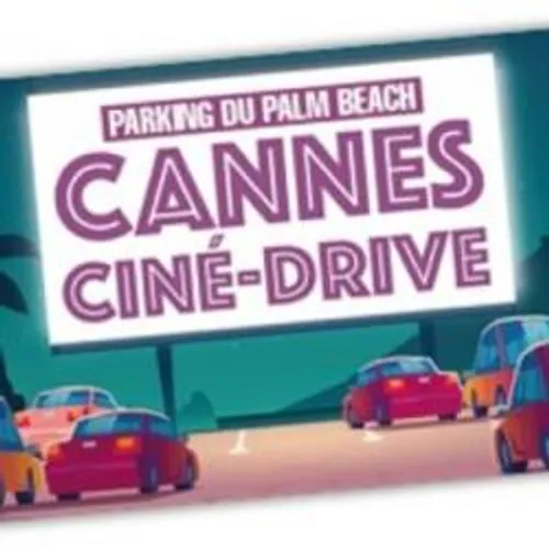 UN CANNES CINE DRIVE SUR LE PARKING DU PALM BEACH