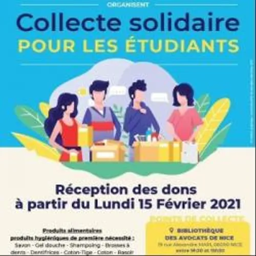SOLIDARITE ALIMENTAIRE POUR ETUDIANTS EN DIFFICULTE A NICE