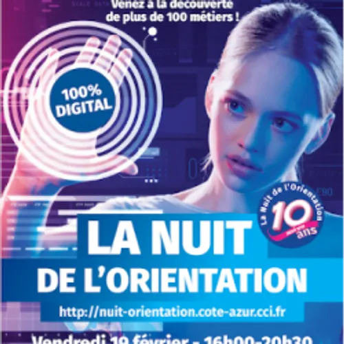 10 ème NUIT DE L'ORIENTATION AUJOURD'HUI DE 16H A 20H30 EN 100%...