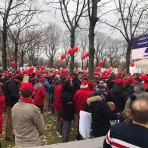 MANIFESTATION A NICE DES INTERMITTENTS DU TOURISME, DE...