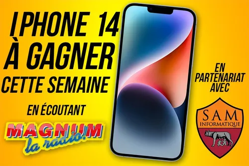 JUSTINE DE DEYVILLERS REMPORTE L'IPHONE 14 AVEC SAM INFORMATIQUE