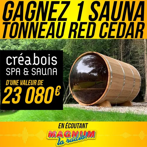 JONATHAN de MÉDONVILLE REMPORTE LE SAUNA DE 23 000€ AVEC CREA BOIS...