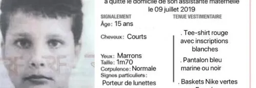 Journal 12h - Un adolescent porté disparu après une fugue, à Wavrin 