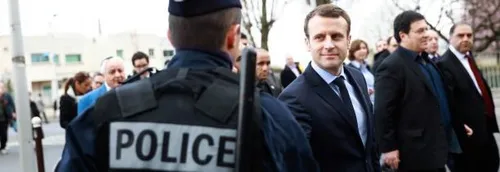 Journal 9h - Le déplacement d'Emmanuel Macron aujourd'hui à Roubaix 