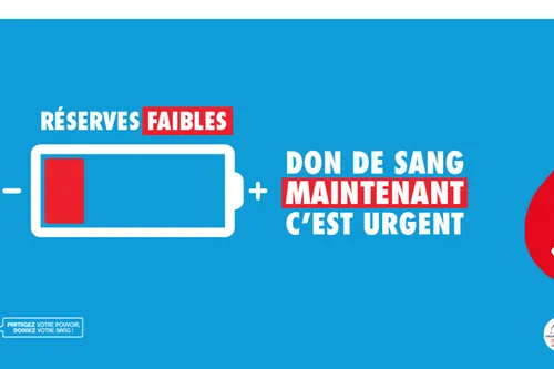 Journal 12h - Alerte : les réserves de sang sont à un niveau...