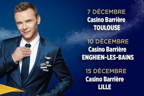Jeanfi Janssens 15 décembre la dernière de son spectacle au Casino...