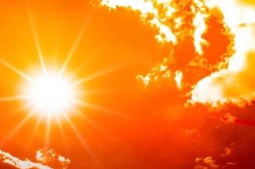 Journal 12h - Le pic de chaleur attendu pour demain, chez nous,...