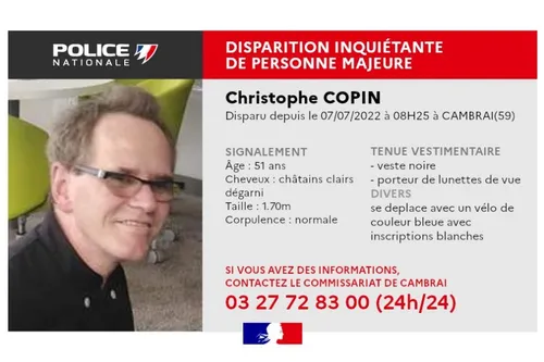 Journal 9h - Une disparition inquiétante dans le Nord