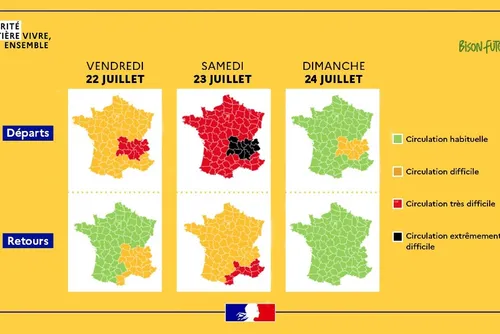 Journal 12h - Attention sur la route, ce week end !