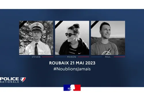 Journal 12h - Une marche blanche à Lille en mémoire des 3 policiers...