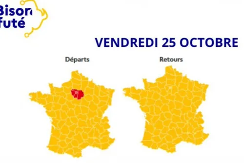 Journal 12h - Bison Futé annonce une journée chargée sur les routes