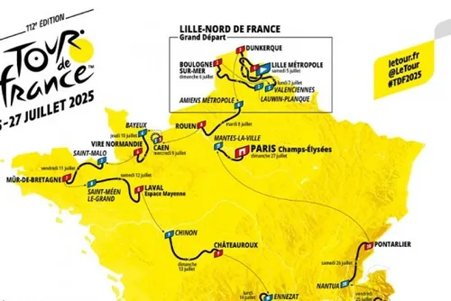 Journal 7h - On connaît le détail des étapes du Tour de France dans...