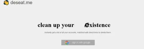 Deseat.me : pour disparaître d'Internet