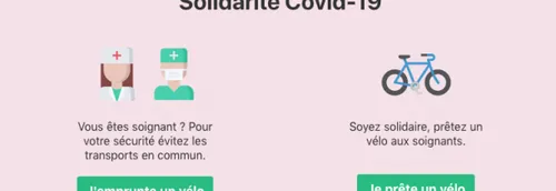 Prêter son vélo aux personnes en 1ère ligne !