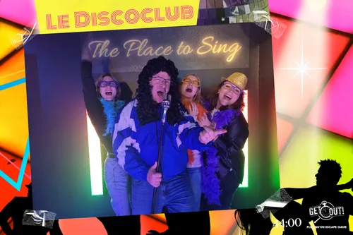 Ambiance 80's au « Disco Club » : le nouvel escape game de Get Out...