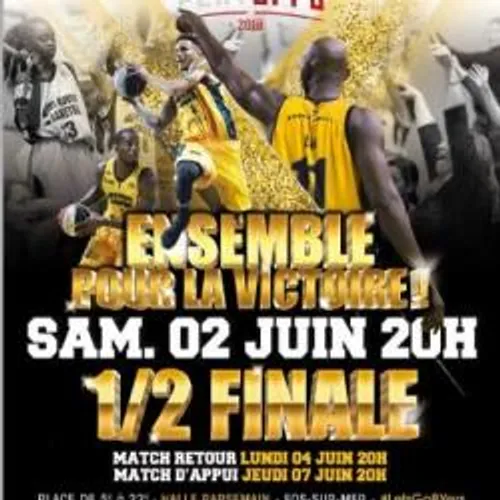 BASKETBALL - 1/2 FINALE PLAYOFFS: FOS PROVENCE BASKET REÇOIT ROUEN...