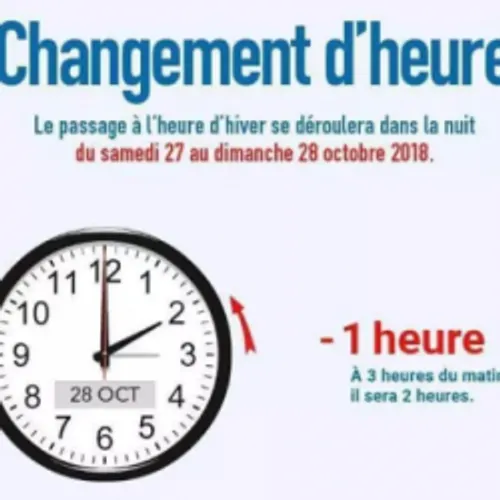 [ INFO - FRANCE ] : POUR RAPPEL, PASSAGE A L'HEURE D'HIVER CE...