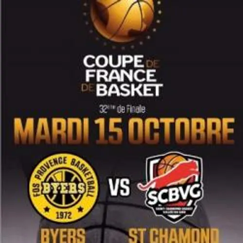 [ SPORT - BASKETBALL ] COUPE DE FRANCE: LES BYERS RECOIVENT ST...