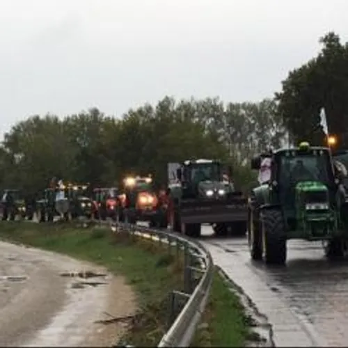 [ACTUALITES]: Arles : une cinquantaine d'agriculteurs ont...