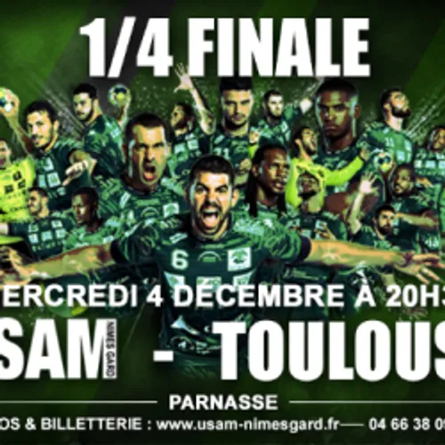 [ SPORT - HANDBALL ] 1/4 DE FINALE COUPE DE LA LIGUE EHF: USAM /...