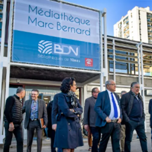 (NÎMES] : la médiathèque Marc Bernard rouvrira ses portes en avril.
