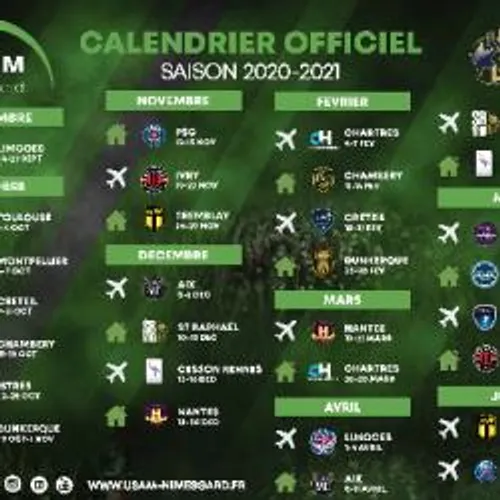 [ SPORT - HANDBALL ] Le calendrier officiel de la Lidl Starligue...